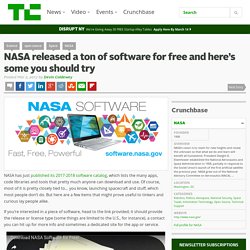 NASA released a ton of software for free and here’s some you should try