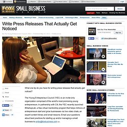 Write Press Releases That Actually Get Noticed