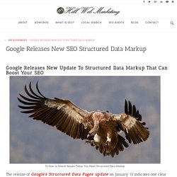 Google Releases Advanced SEO Structured Data Markup