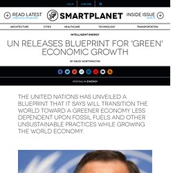 UN releases blueprint for ‘green’ economic growth
