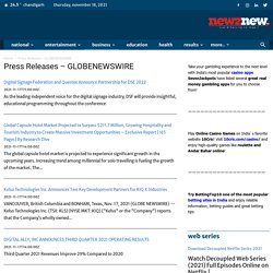 Press Releases - GLOBENEWSWIRE - NewZNew