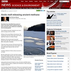 Arctic melt releasing ancient methane