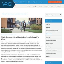 The Relevance of Real Estate Business in People’s Lives - Selling & Leasing Commercial Real Estate in Manhattan