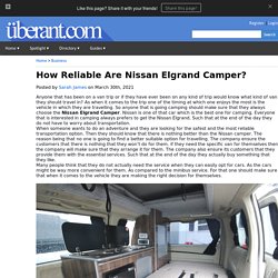 How Reliable Are Nissan Elgrand Camper?