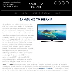 Samsung TV Repair Services Toronto