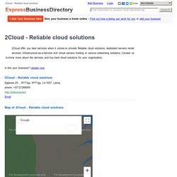 2Cloud - Details of dedicated server Europe