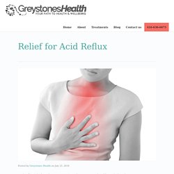 Relief for Acid Reflux