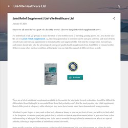 Joint Relief Supplement