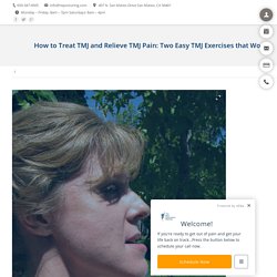 How to Treat TMJ and Relieve TMJ Pain: Two Easy TMJ Exercises that Work - Reposturing