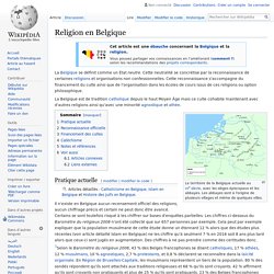 Religion en Belgique