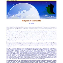 Religion et Spiritualité