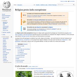 Religion proto-indo-européenne