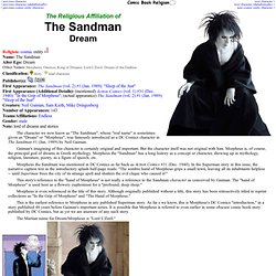 Religion of The Sandman (Dream); from In the Grip of Morpheus in Actio...