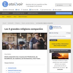 Les 5 grandes religions comparées • atoi2voir