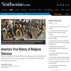 America's True History of Religious Tolerance