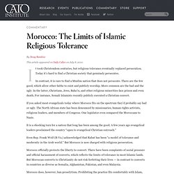 Morocco: The Limits of Islamic Religious Tolerance