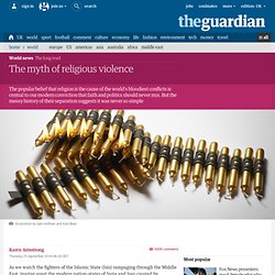 The myth of religious violence