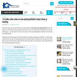 13 mẫu rèm cửa ra vào phòng khách chọn theo ý tưởng - AVinaHome