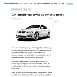 Car remapping service as per your needs