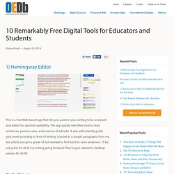 10 Remarkably Free Digital Tools for Educators and Students
