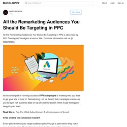 All the Remarketing Audiences You Should Be Targeting in PPC