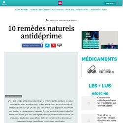10 remèdes naturels antidéprime