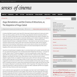 Hugo, Remediation, and the Cinema of Attractions, or, The Adaptation of Hugo Cabret