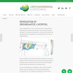 Remediation of Groundwater, Liverpool
