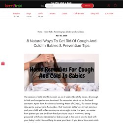 Home Remedies for Cough and Cold in Babies