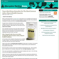 Natural Home Remedies: Top 10 Best Natural remedies