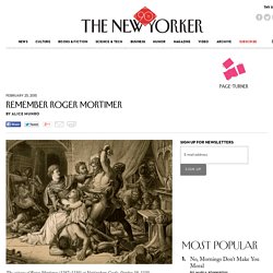 Remember Roger Mortimer - The New Yorker