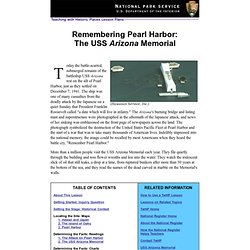 Remembering Pearl Harbor: The USS Arizona Memorial