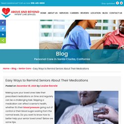 Easy Ways to Remind Seniors About Their Medications