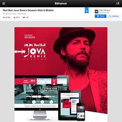 Red Bull Jova Remix Session Web & Mobile on Behance