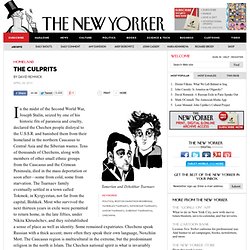David Remnick: The Brothers Tsarnaev