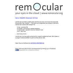 remOcular - your eyes in the cloud