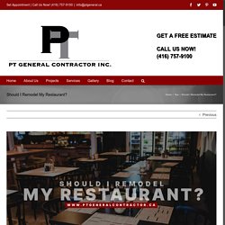 Should I Remodel My Restaurant?