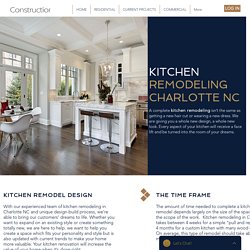Kitchen Remodeling Charlotte NC - Construction Theory