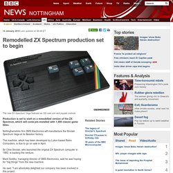 Remodelled ZX Spectrum production set to begin