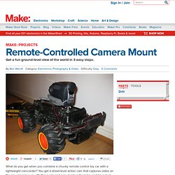 Remote-Controlled Camera Mount
