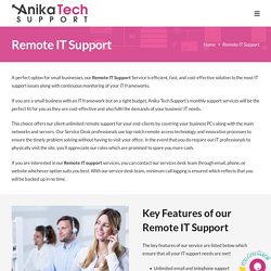 Remote IT Support London - Anika IT Support London