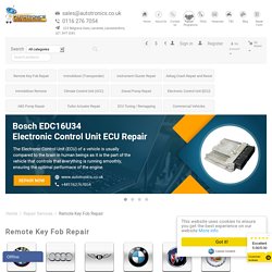 Remote Key Fob Repair Service in UK - Autotronics