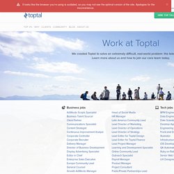 Remote Tech Jobs with Toptal
