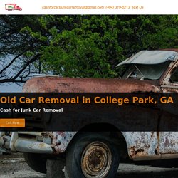 Old Car Removal in College Park, GA