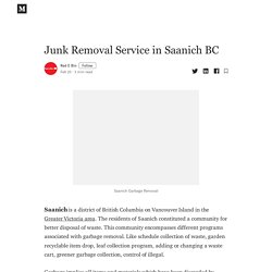 Junk Removal Service in Saanich BC