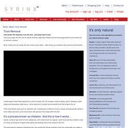 Syrinx ZA Products Remove Toxins from the Skin