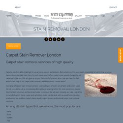 Upholstery Stain Removal Croydon