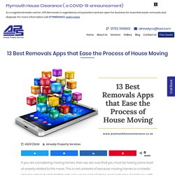 13 Best Removals APPS that Ease the Process of House Moving - APS Removals