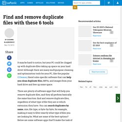 8 free tools to find and remove duplicate files