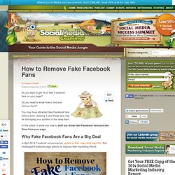 How to Remove Fake Facebook Fans